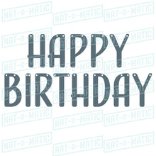 Load image into Gallery viewer, Happy Birthday Sans Serif Banner
