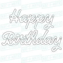 Load image into Gallery viewer, Happy Birthday Cursive Banner
