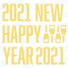 Load image into Gallery viewer, Happy New Year 2021 Champagne Banner
