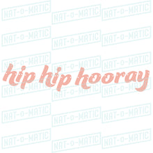 Load image into Gallery viewer, Hip Hip Hooray Banner
