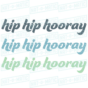Hip Hip Hooray Banner