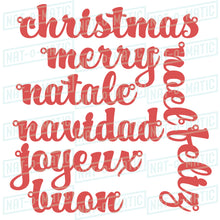 Load image into Gallery viewer, International Merry Christmas Banner Bundle
