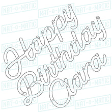 Load image into Gallery viewer, Personalized Happy Birthday Banner
