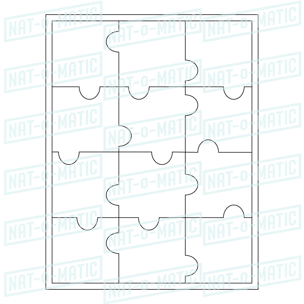 Puzzle Coloring Activity Page- Printable